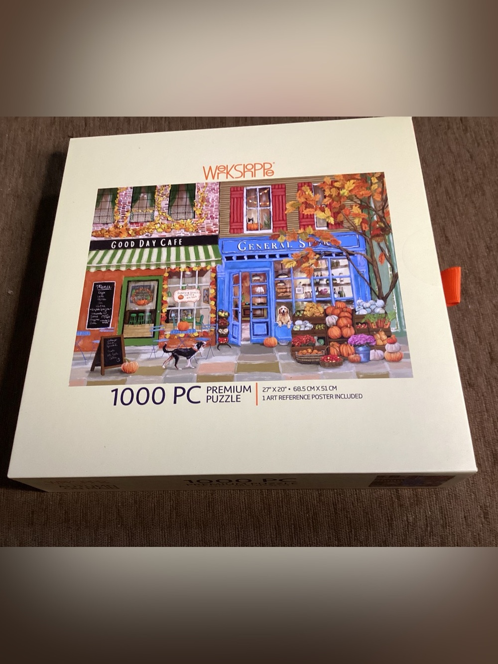 WERKSHOPPE Autumn On Main 1000-Piece Jigsaw Puzzle BRAND NEW SEALED